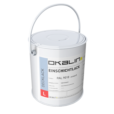 Einschichtlack RAL 9010 seidenglänzend GHS-1